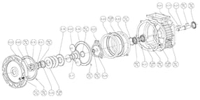 Despiece Variador mecánico de platillos planetarios