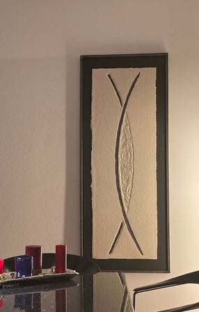 Eingerahmter Prägedruck 