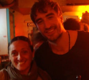 Simone mit Danny von The Coronas