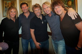 Bon Jovi mit Manfred Leodolter & Ewald Tatar