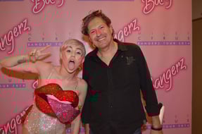 Manfred mit Miley Cyrus