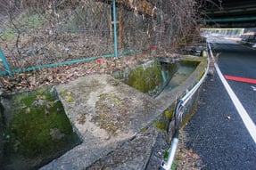 JR高架下の開渠