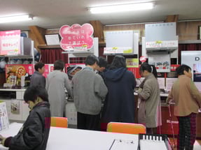 ガス器具の展示品