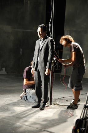 Dummie para explosion, rodaje de un spot