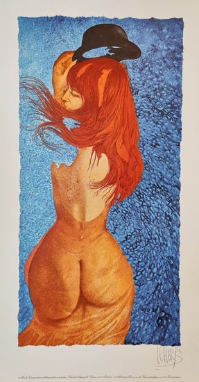 Dame mit Melone - verkauft