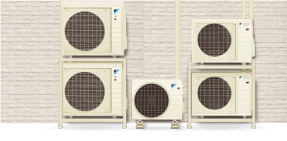 一般的なエアコンは部屋の数だけ室外機が必要。