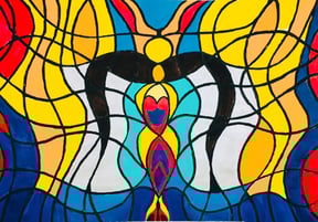 Wer malt denn hier, Intuitives Malen, Atelier Kolibri Zug