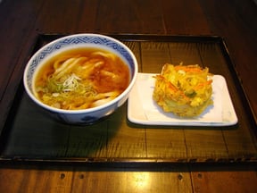 かき揚げうどん