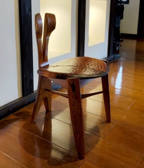 Zenチェア　Lサイズ　（吉野崇裕）木の椅子展