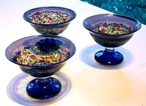 モザイクの組鉢　石井康治