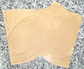 Mouillage du cuir partiel