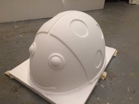 Mariquita, modelo para fabricación de un juguete motorizado.