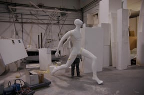 Ampliación de Escultura de Atleta Olímpico