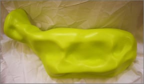 Escultura de Chicle Mascado Por Bimba Bosé