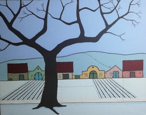 Winterstimmung ACRYL, € 250,-