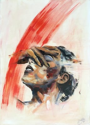 Intensiv - Acryl auf Leinwand, 50x70, € 470,-