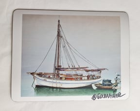 Goldammer, Karl Mauspad - Festoboot, handsigniert € 25,-