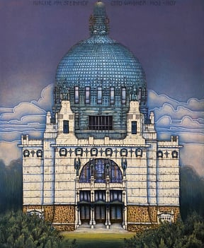 Kirche am Steinhof aus der Wienmappe, € 790,-