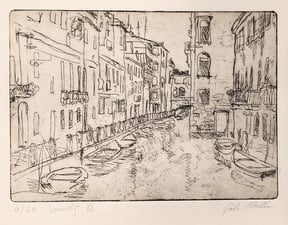 Venedig Canale mit Booten