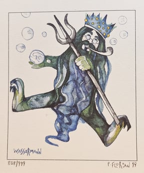 Peter Florian Bilder Sternzeichen Wassermann