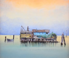 Aus der Mappe Laguna di Venezia Nr. 2, € 390,-