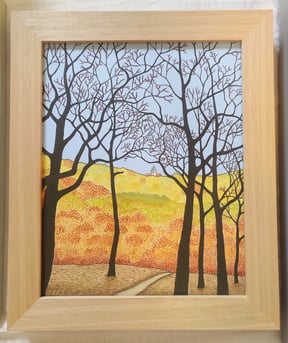 Es wird Frühling ACRYL, gerahmt, € 240,-