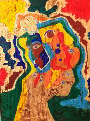 Selbstfindung ACRYL 65cm x 50cm, € 650,-