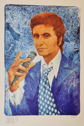 Gilbert Becaud, signiert € 50,-