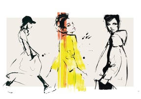 Beispiel - FASHION ILLUSTRATION auf Anfrage