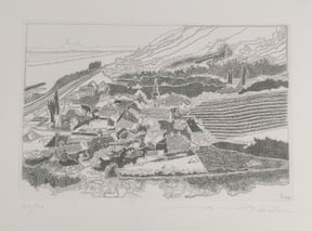 4 Vom Nasenweg, Radierung