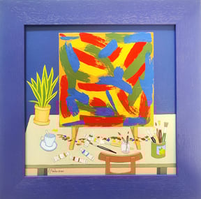 Malerei I ACRYL, gerahmt, € 240,-