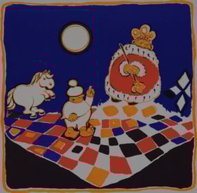 Schach dem König gerahmt - verkauft