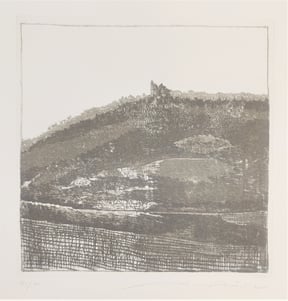 8 Leopoldsberg, Radierung und Vernis mou