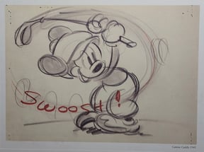 Mickey Mouse Golf swoosh