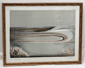 Kumpf Gottfried Farblithografie Stiller Tag