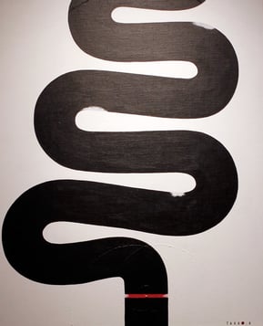 HEBIHANABI 8    530mm×652mm  F15   Acrylic   2015