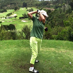 Damenabschlag 2 auf dem GC Simola, Knysna