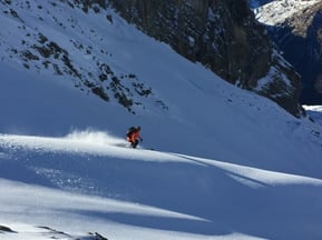 Abfahrt über die Barglen Schiben ins Melchtal