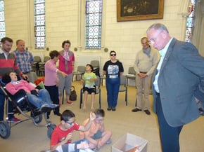 Le Vicaire Général était présent parmi nous