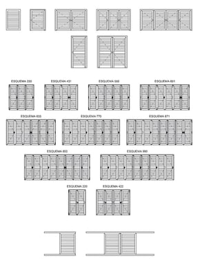 Mallorquinas practicables, plegables y correderas