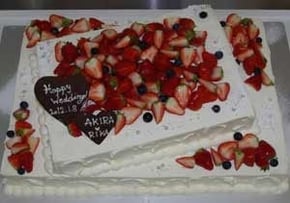 　　　　　　　　ウエディングケーキ