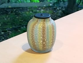 縞模様の振出　広沢葉子　山の上ギャラリー