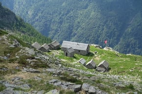 Die letzten Meter vor der Capanna Cornavosa FAF