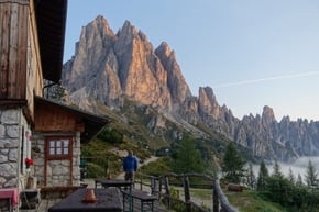 Rifugio Citta di Carpi mit Campanile Dülfer