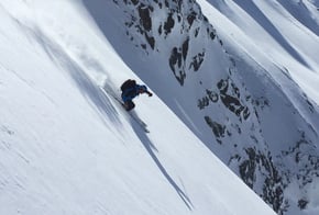 Le Lavancheret, Abfahrt ins Val Bérard