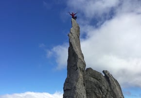 Fiamma, die spitzige Nadel im Bergell