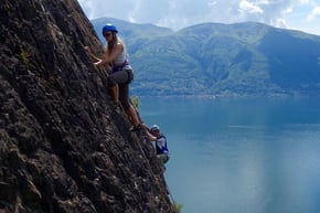 einfache Klettertouren direkt über dem Lago Maggiore