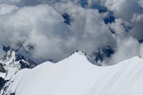Abstieg vom Piz Bernia uber den Spedlagrat