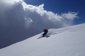 Vom grossen, breiten Rücken am Steibechriz runter ins Goms
