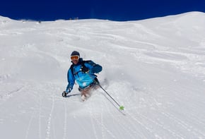 45 cm Neuschnee über Nacht, wir konnten es geniessen